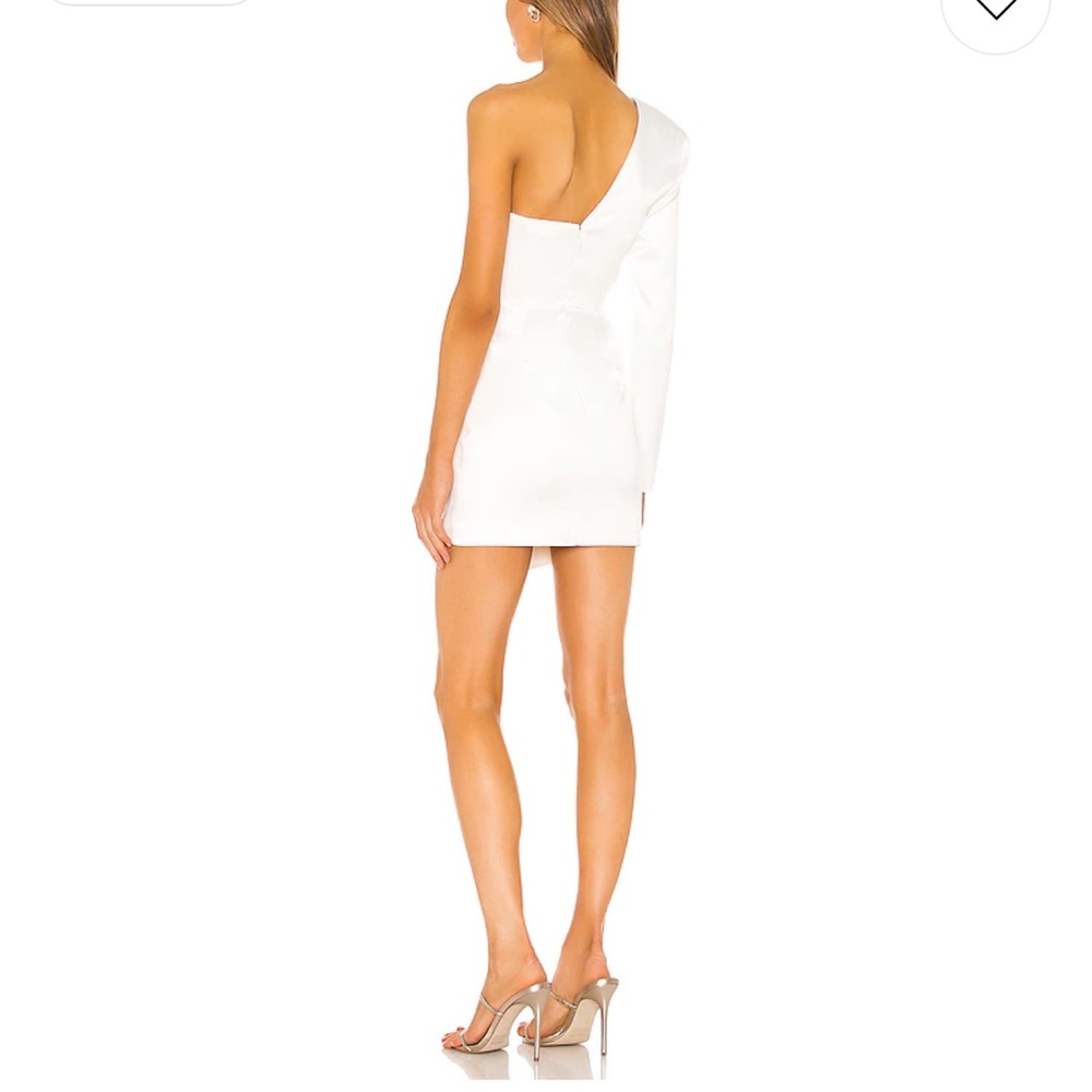 Dress white satin from revolve size small